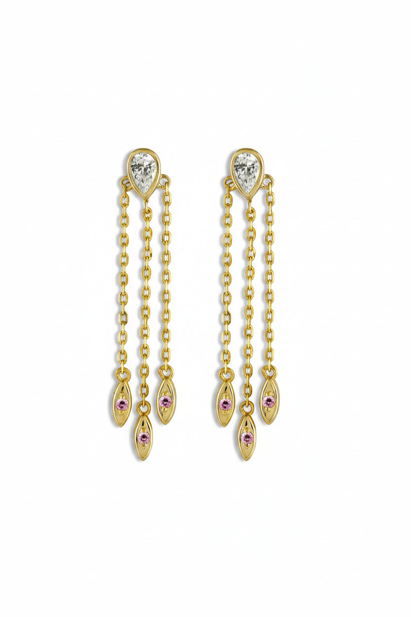 Pear Drop Studs