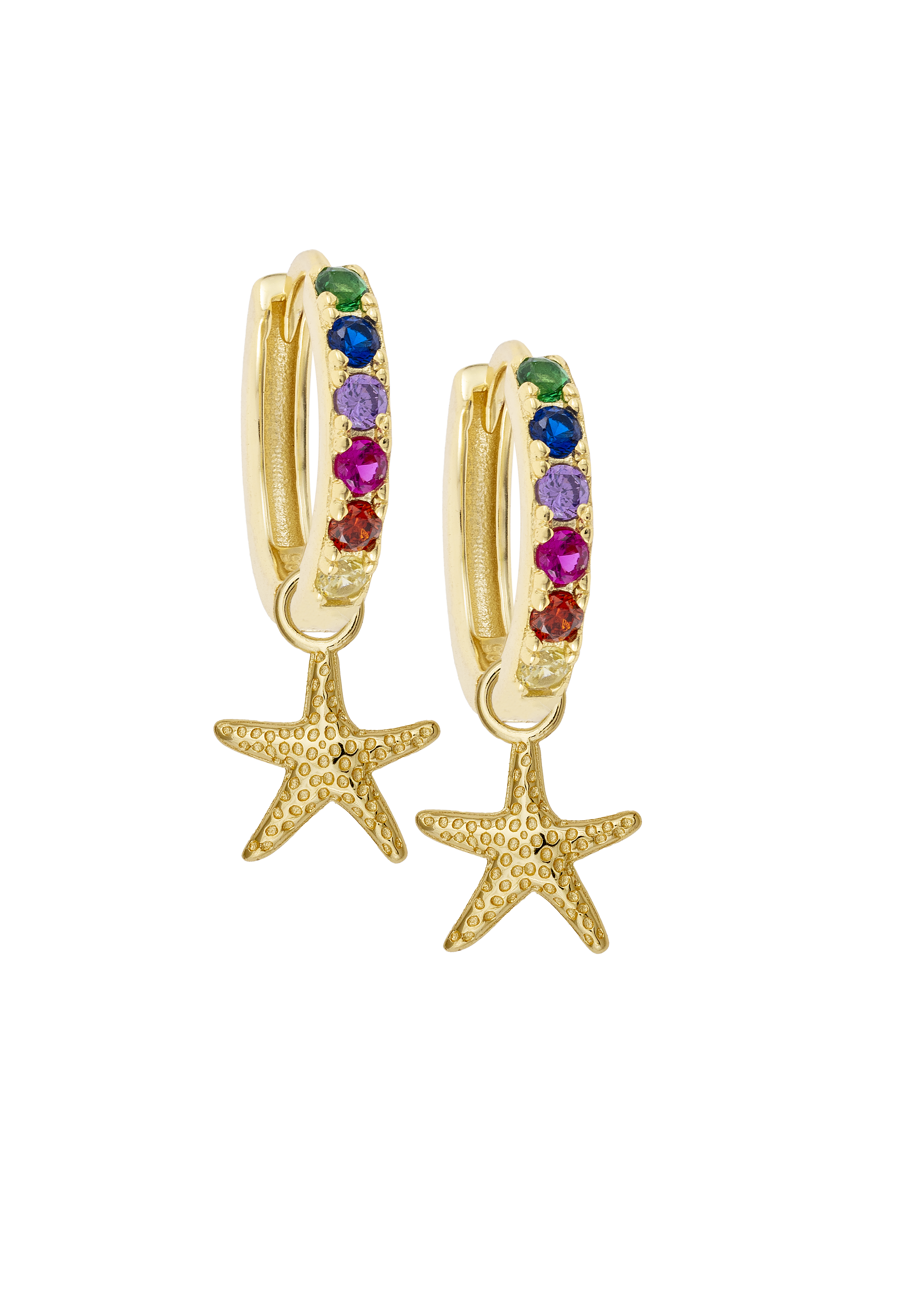 Golden Starfish Charm