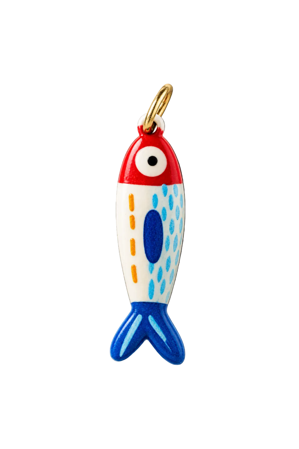 Hand painted Ceramic Fish Pendants