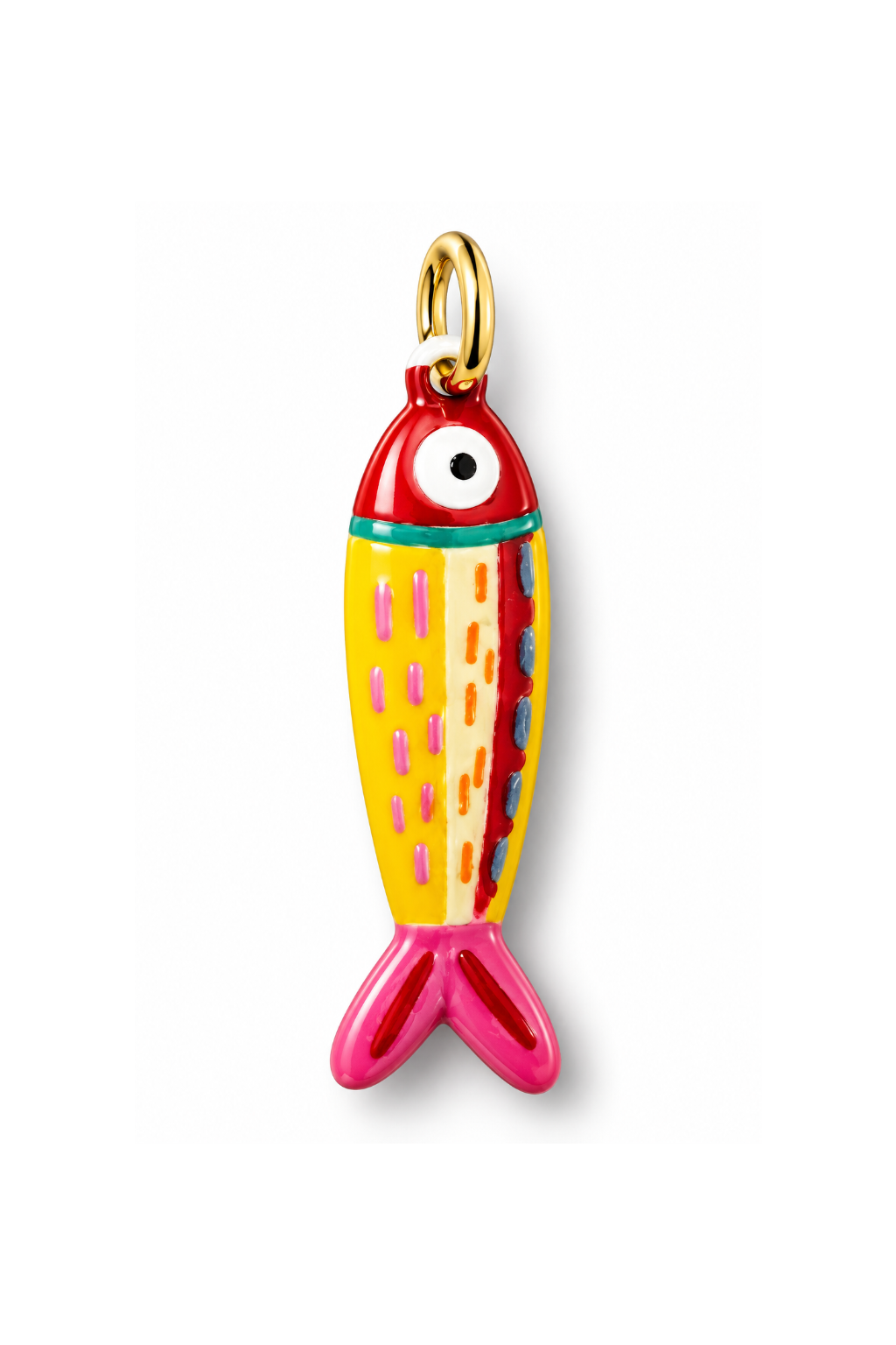 Hand painted Ceramic Fish Pendants
