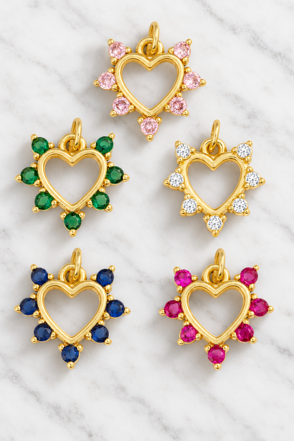 Rose Heart Pendant