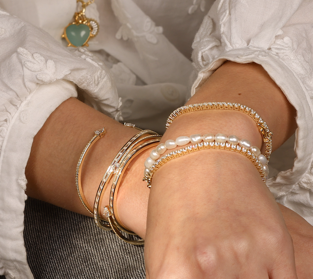Slim Tennis Bracelets ( 2 colours)