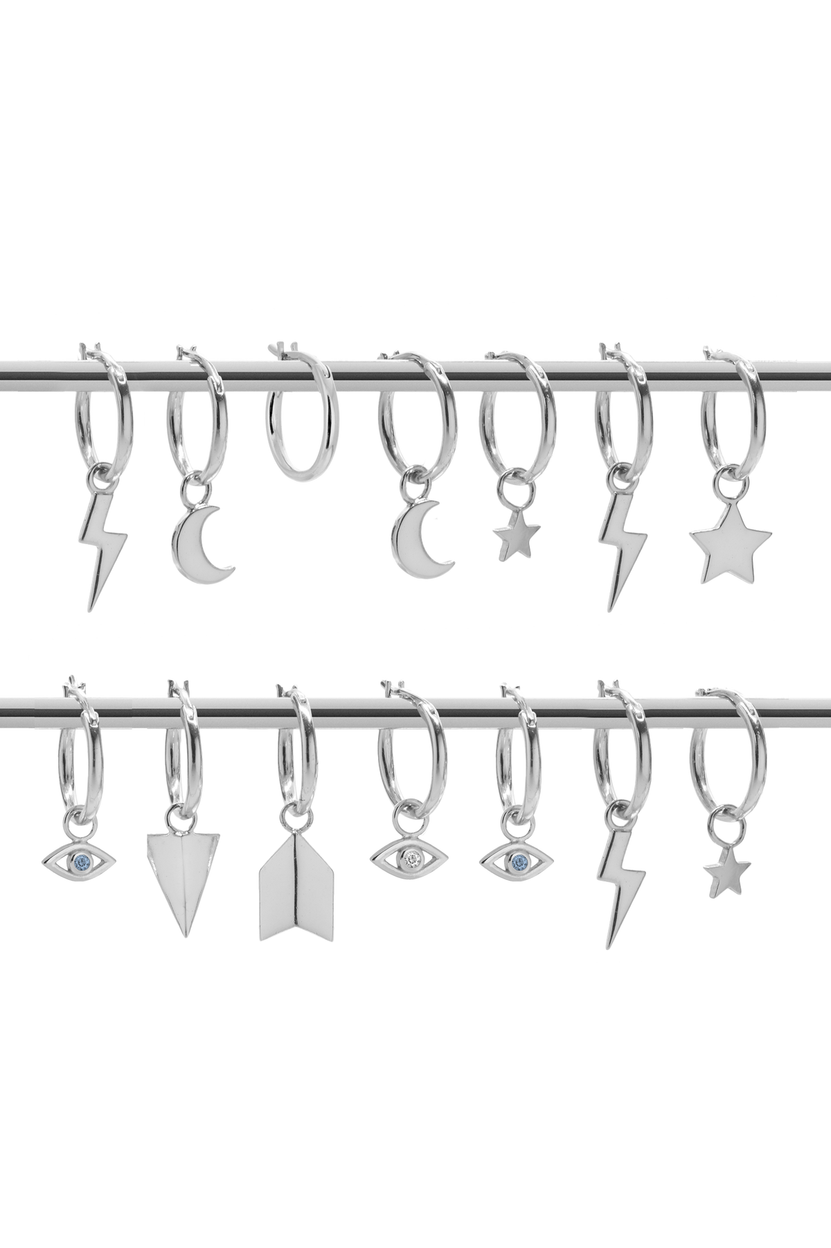 Silver Earring Charms