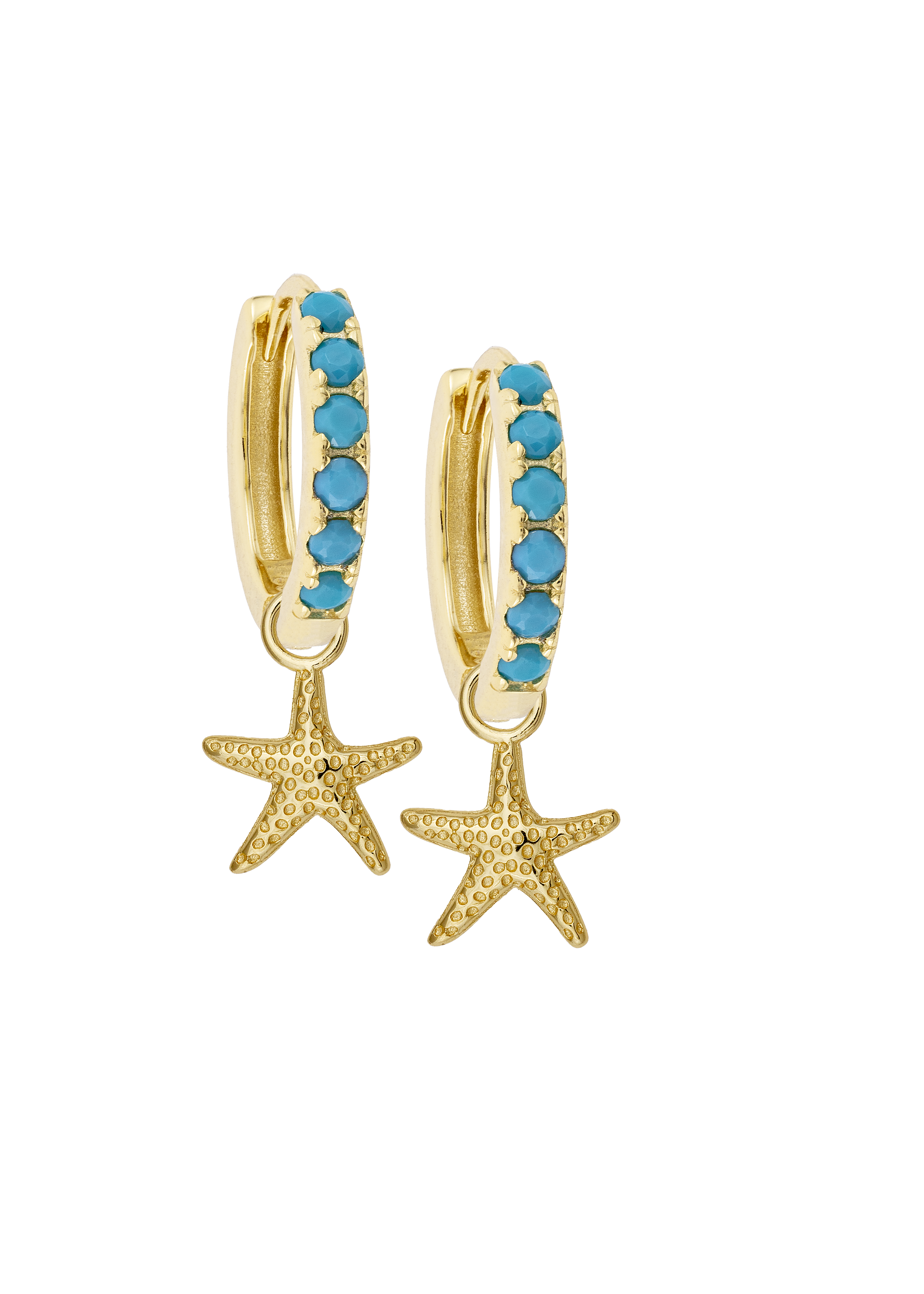 Golden Starfish Charm