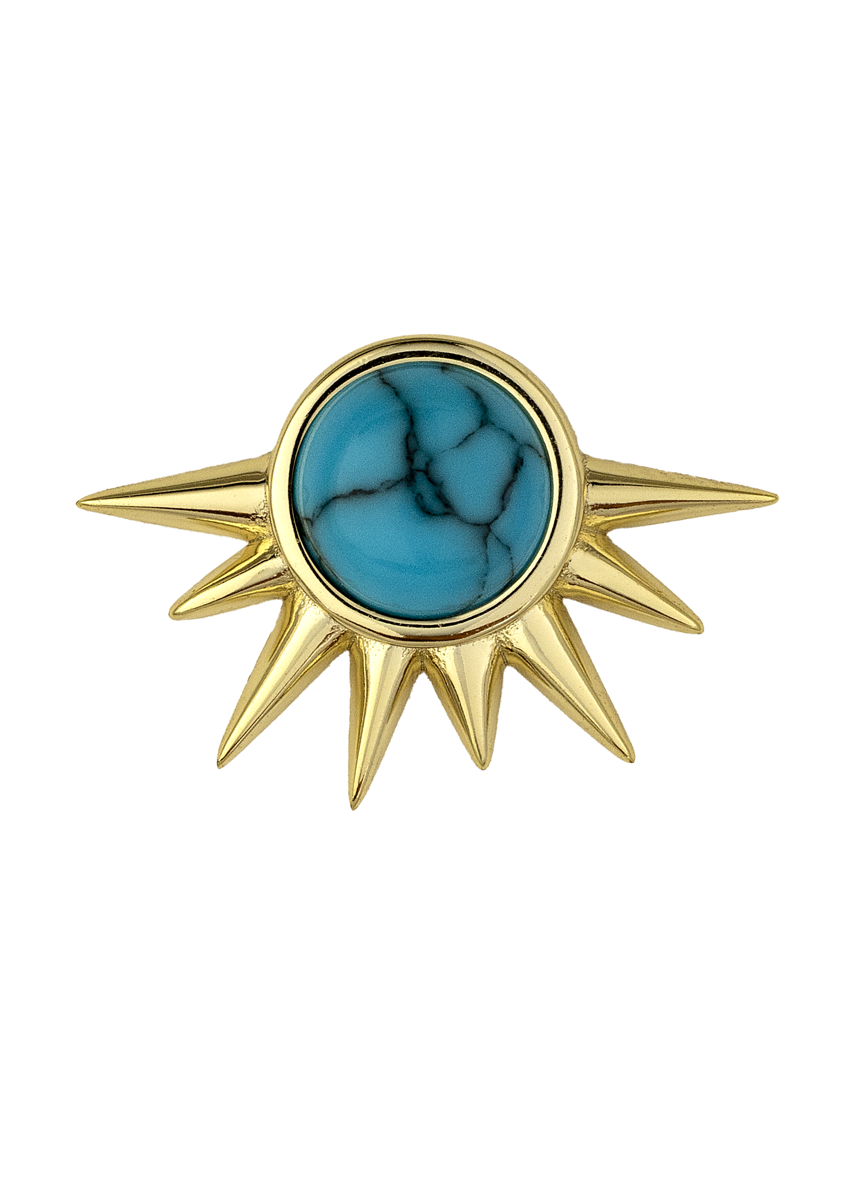 Turquoise Sunburst studs
