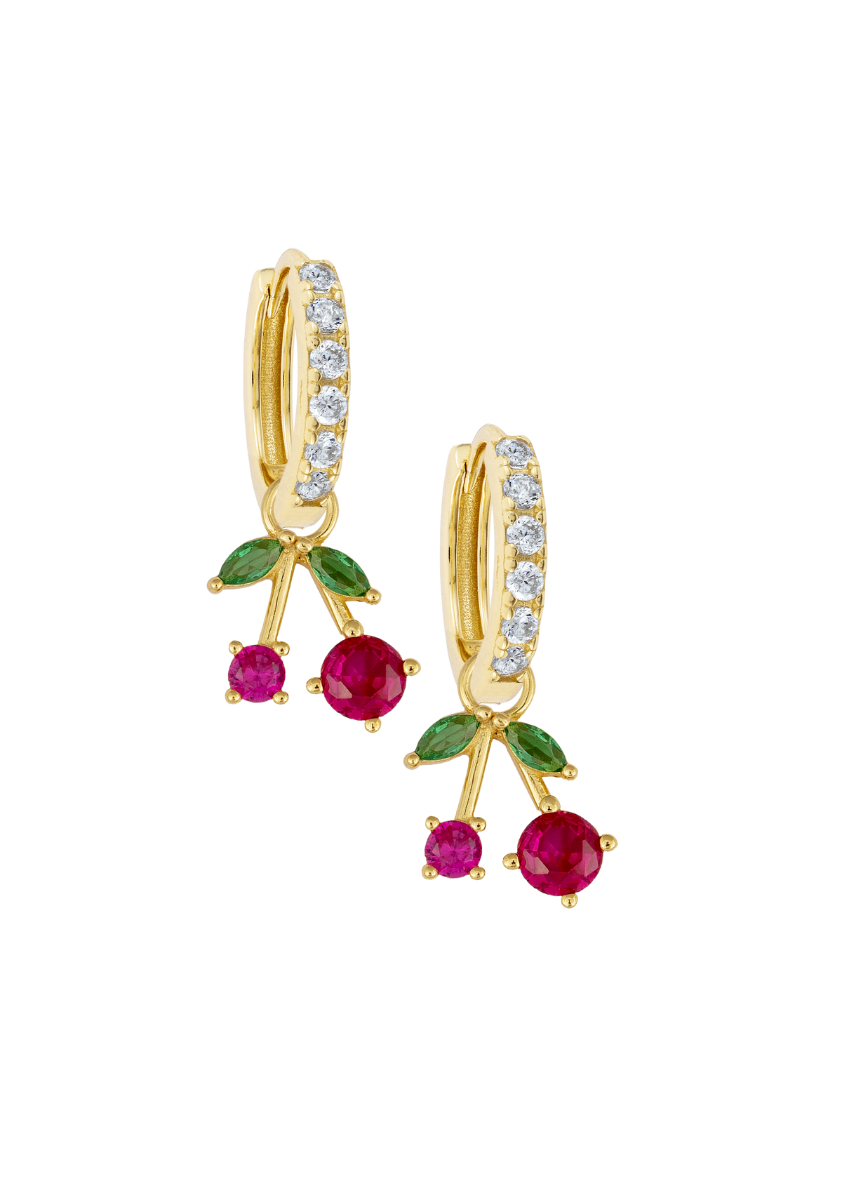 White Midi Hoops with or without charms