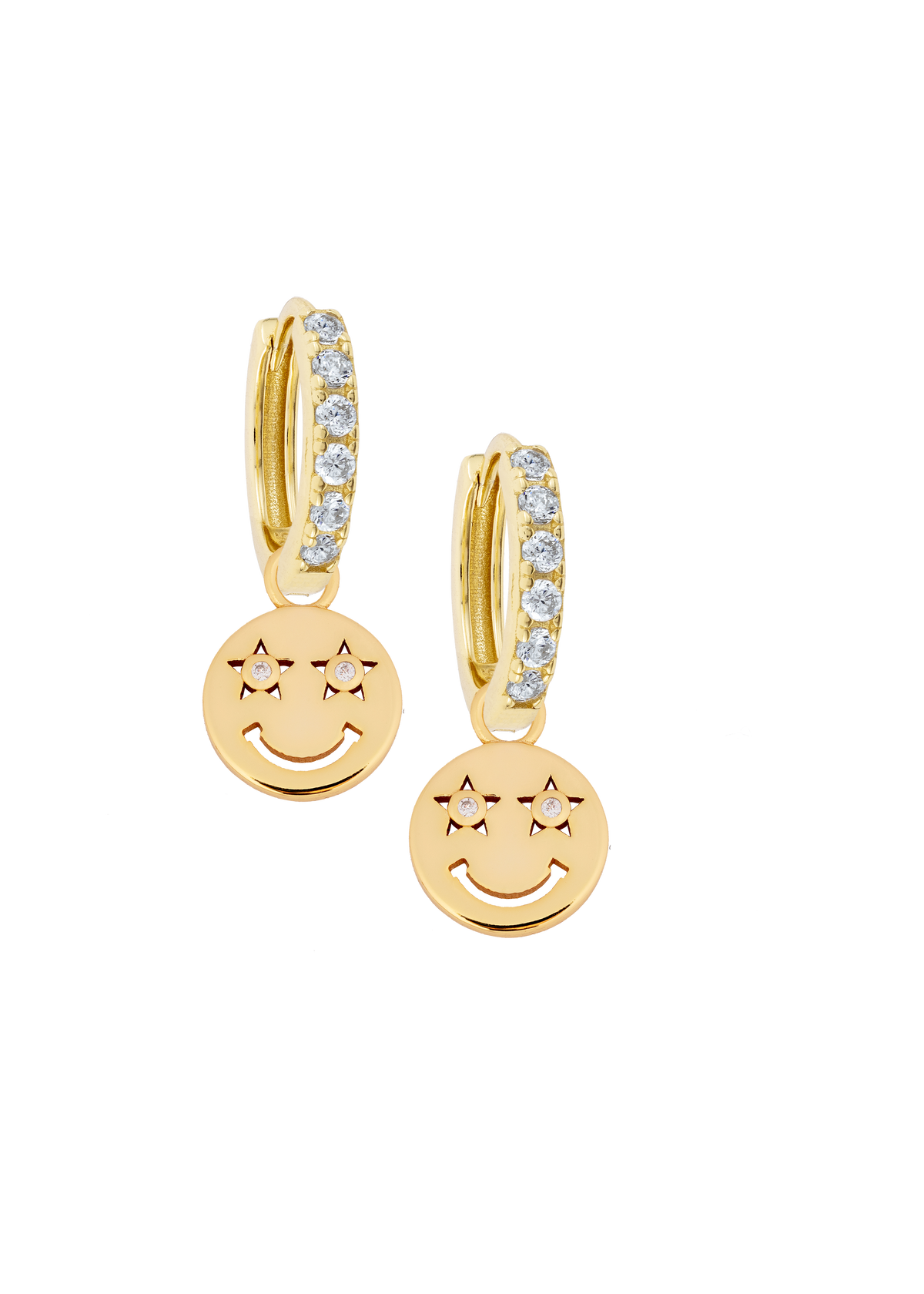 White Midi Hoops with or without charms
