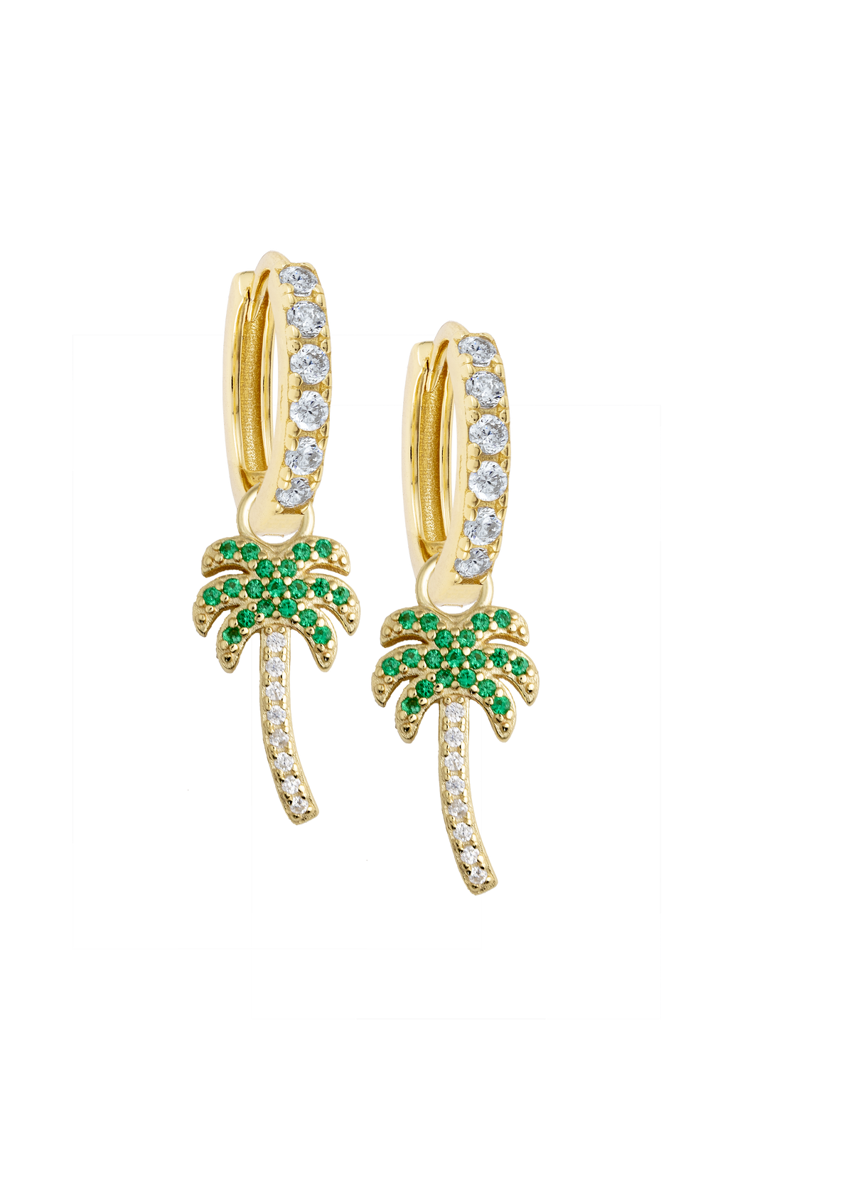 White Midi Hoops with or without charms