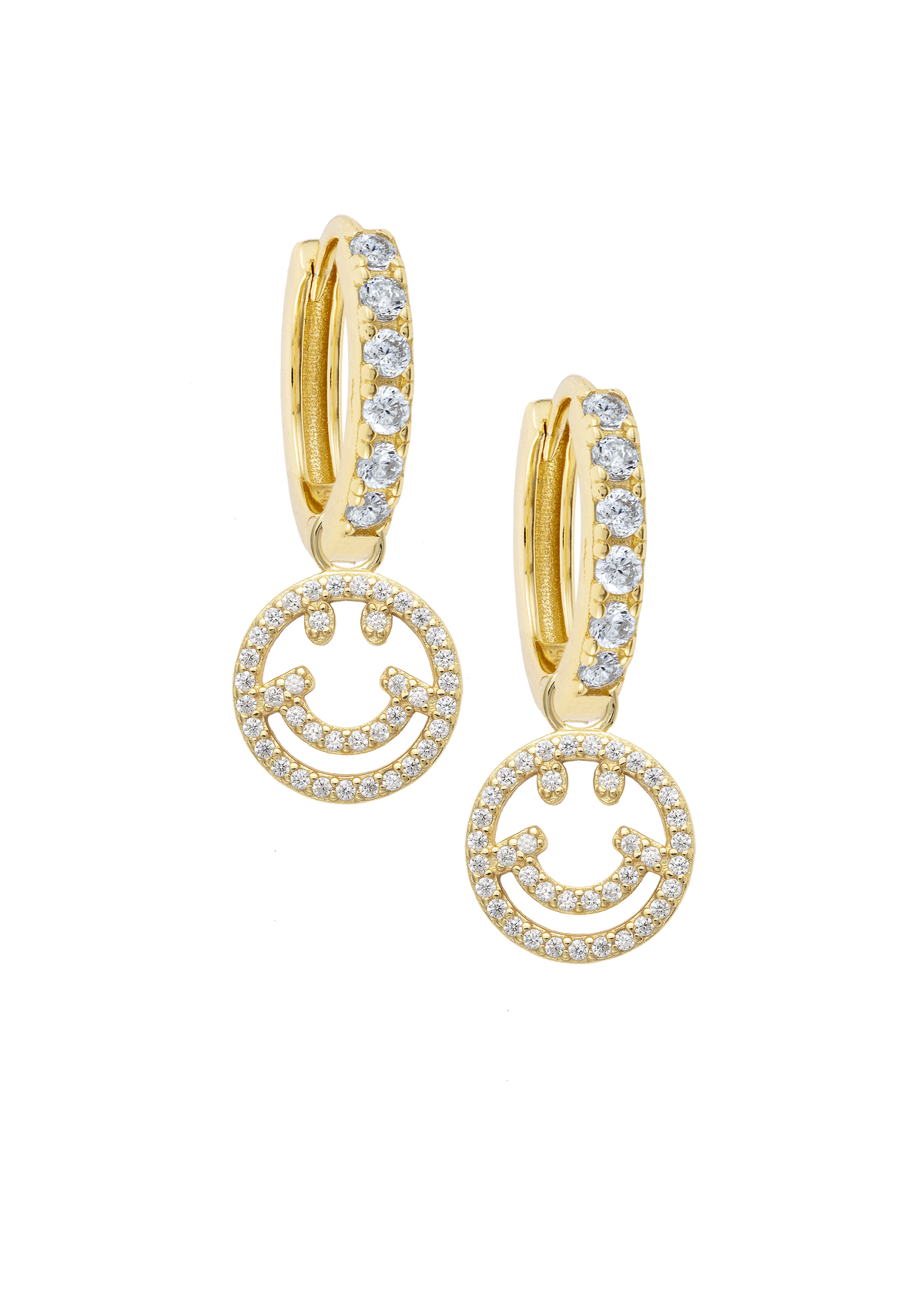 White Midi Hoops with or without charms