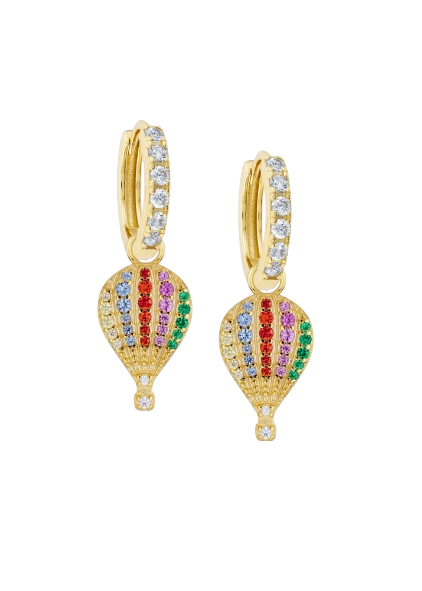 White Midi Hoops with or without charms
