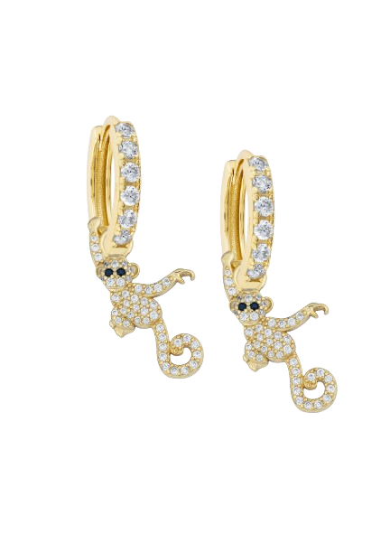 White Midi Hoops with or without charms