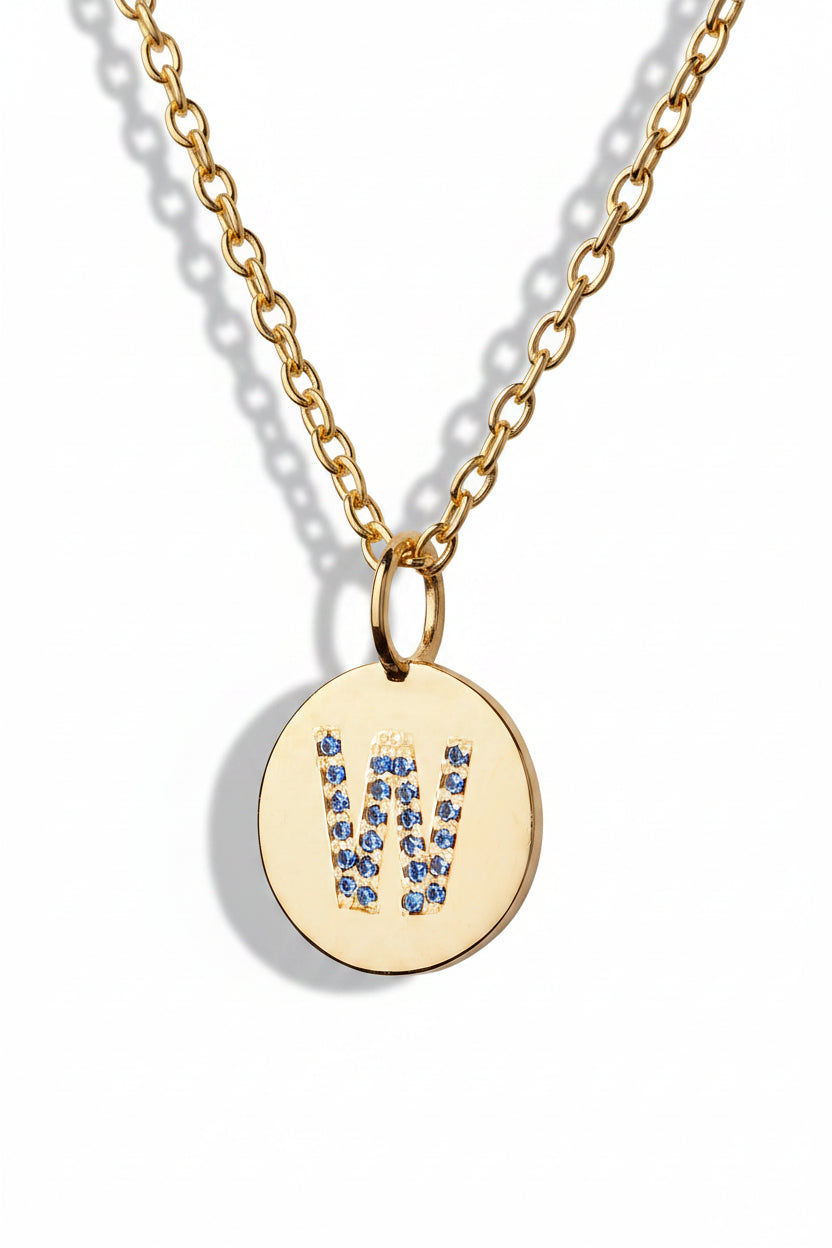 Alphabet Pendant "W"