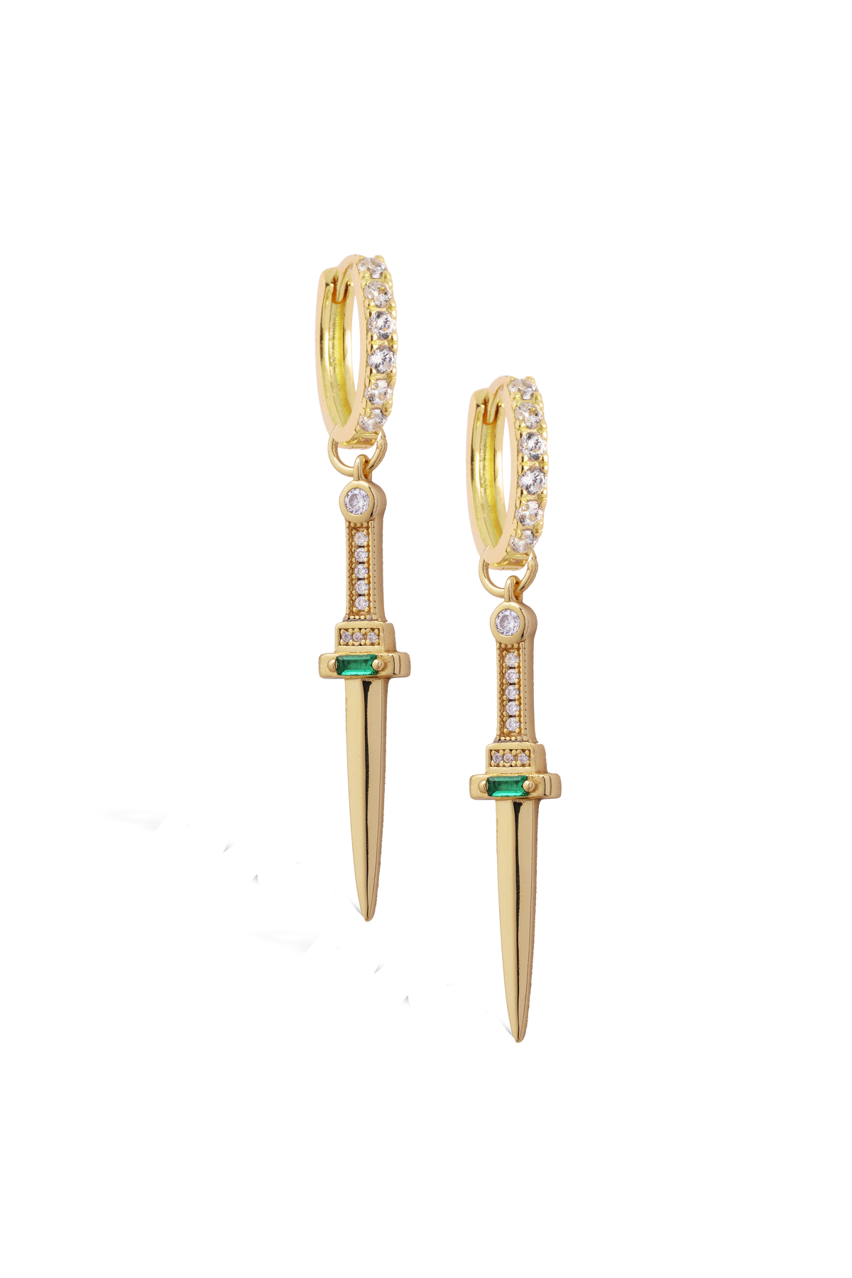 Emerald Dagger charm