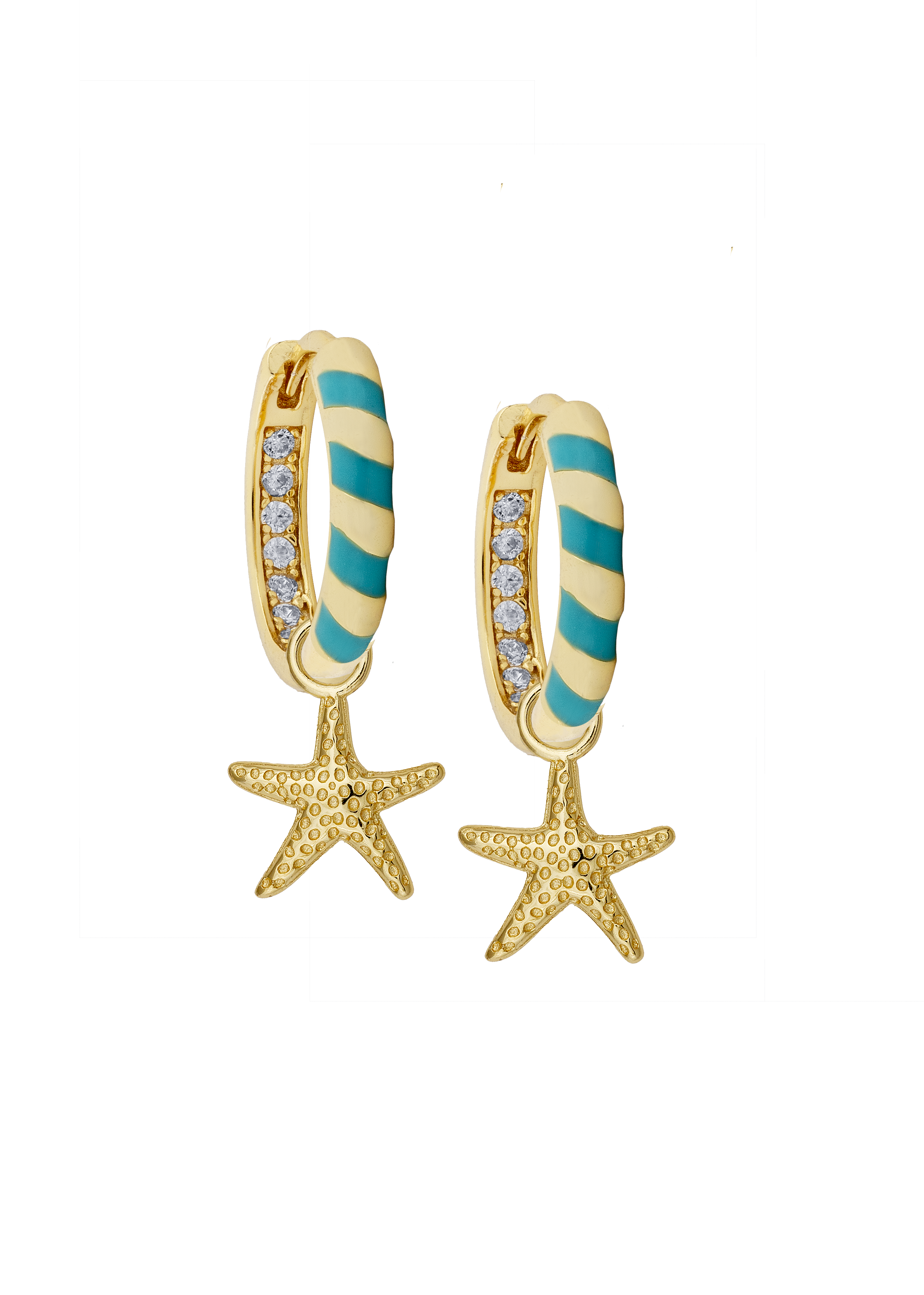 Golden Starfish Charm
