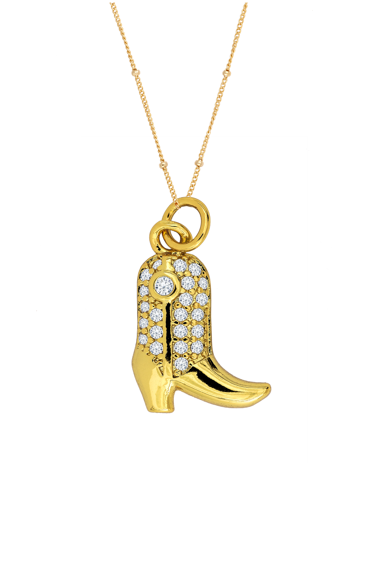 Cowboy boot pendant