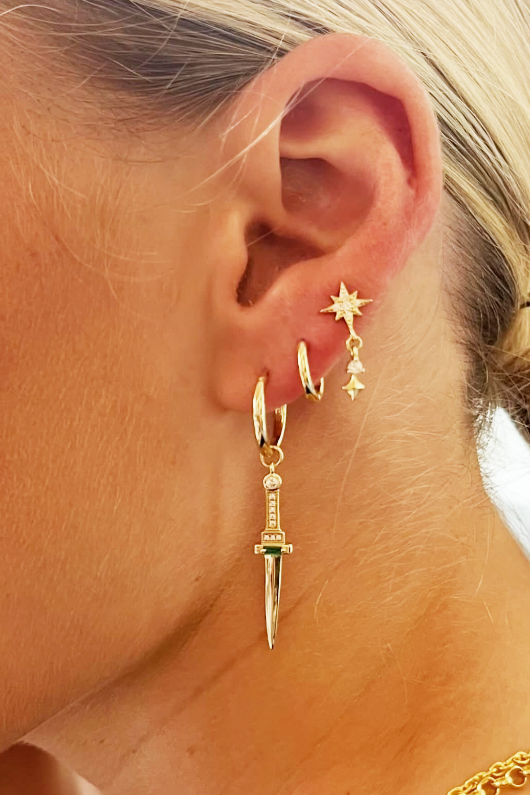 Emerald Dagger charm