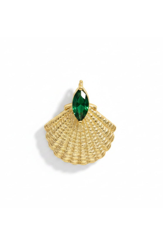 Emerald Shell Necklace