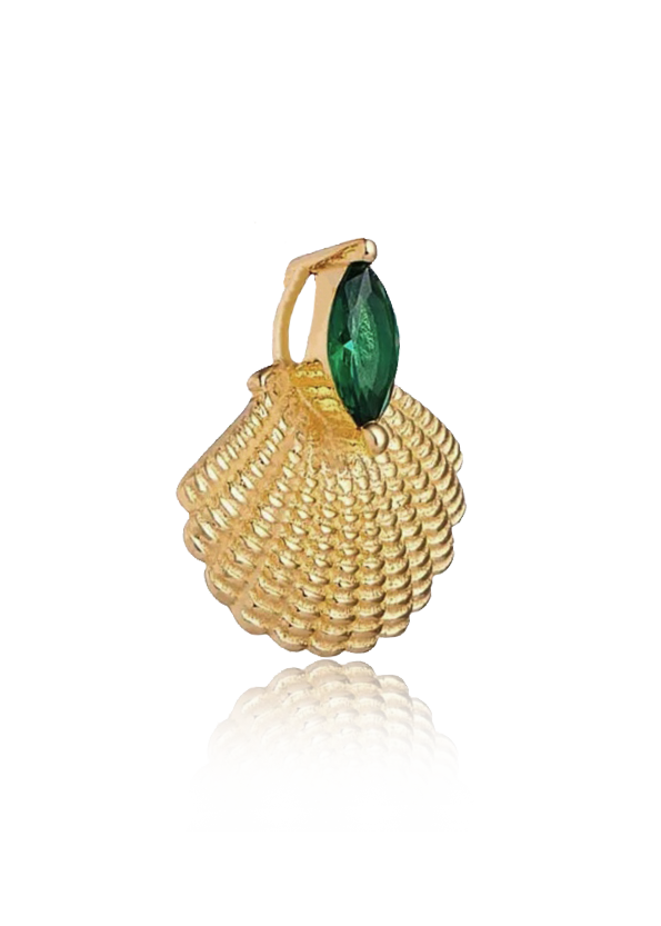 Emerald Shell Necklace