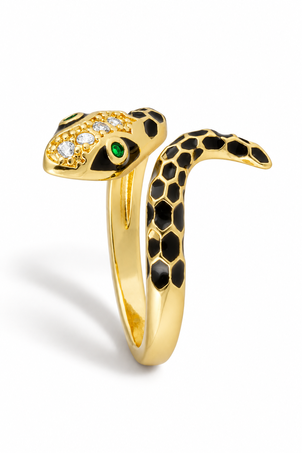 Enamel Snake Ring