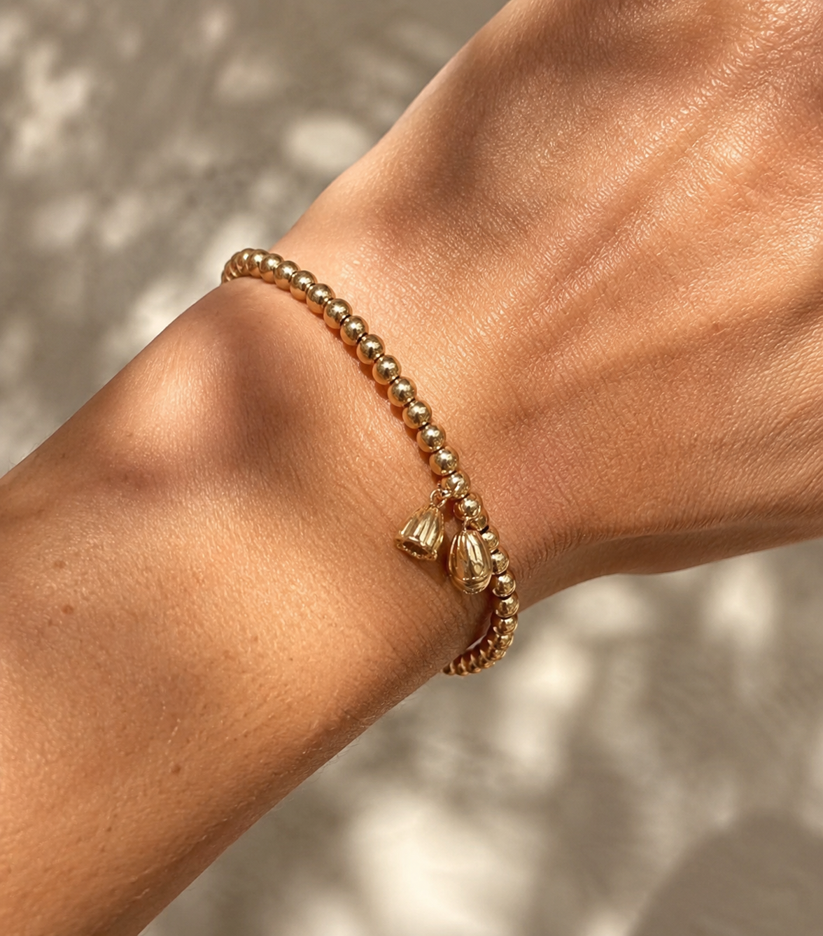 Golden Bead Bracelets