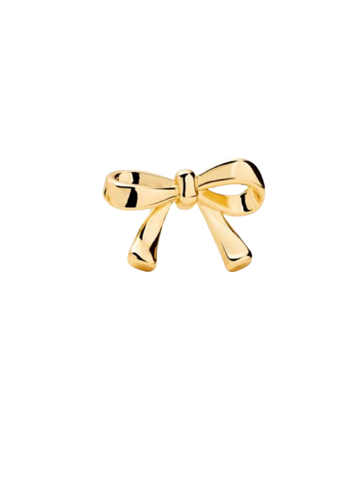 Gold Bow Studs