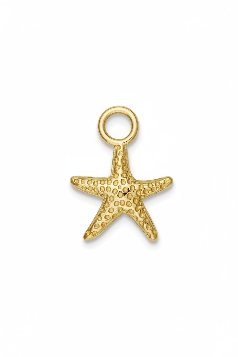 Golden Starfish Charm