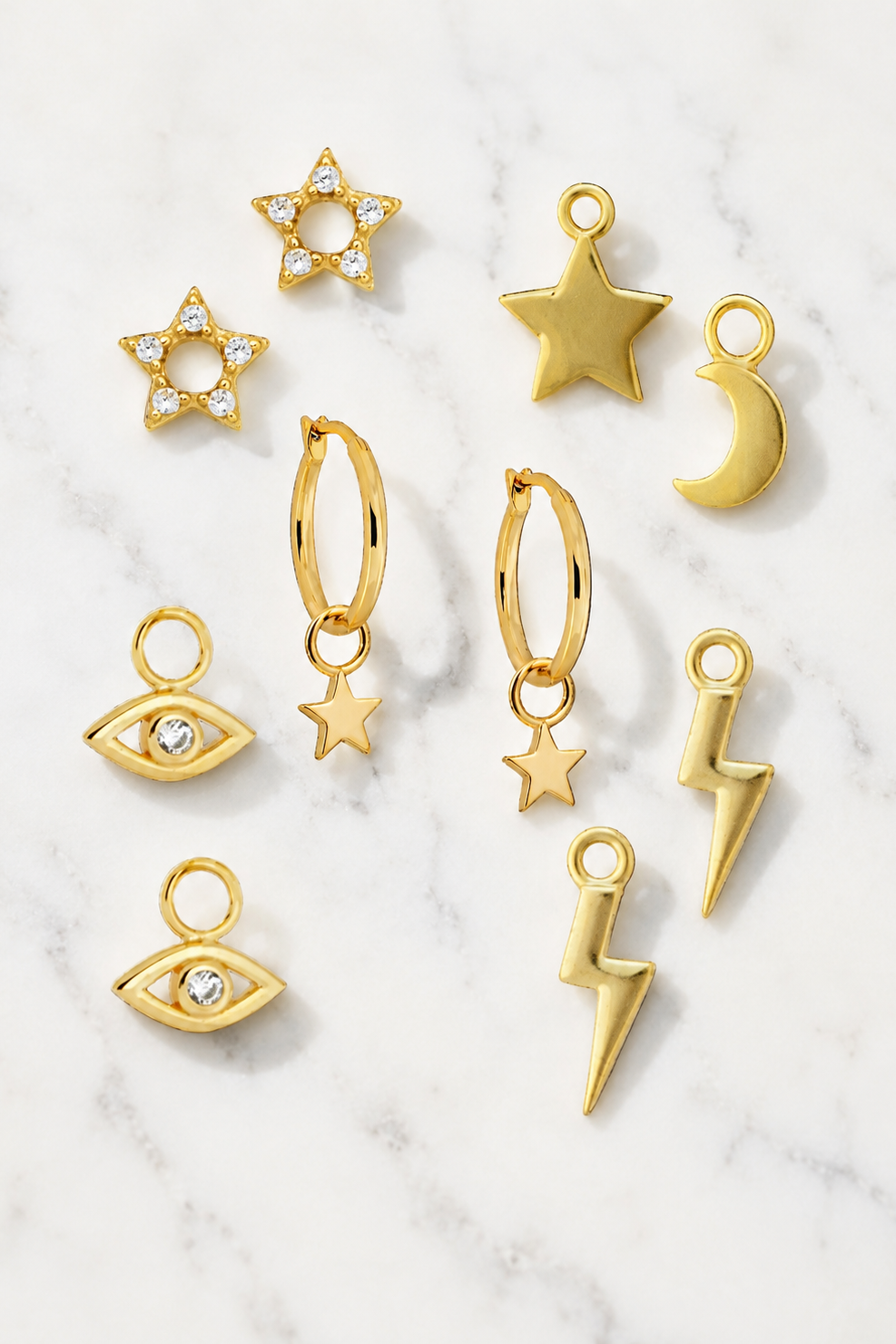 Liliput Golden charm set
