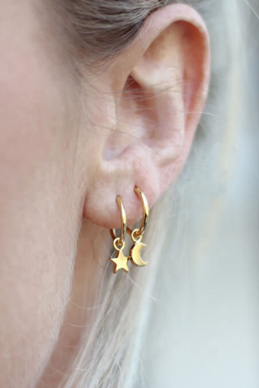 10mm Liliput Golden Hoops