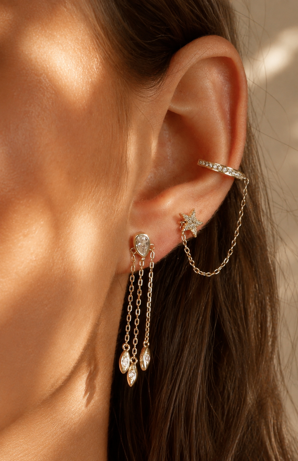 Pear Drop Studs