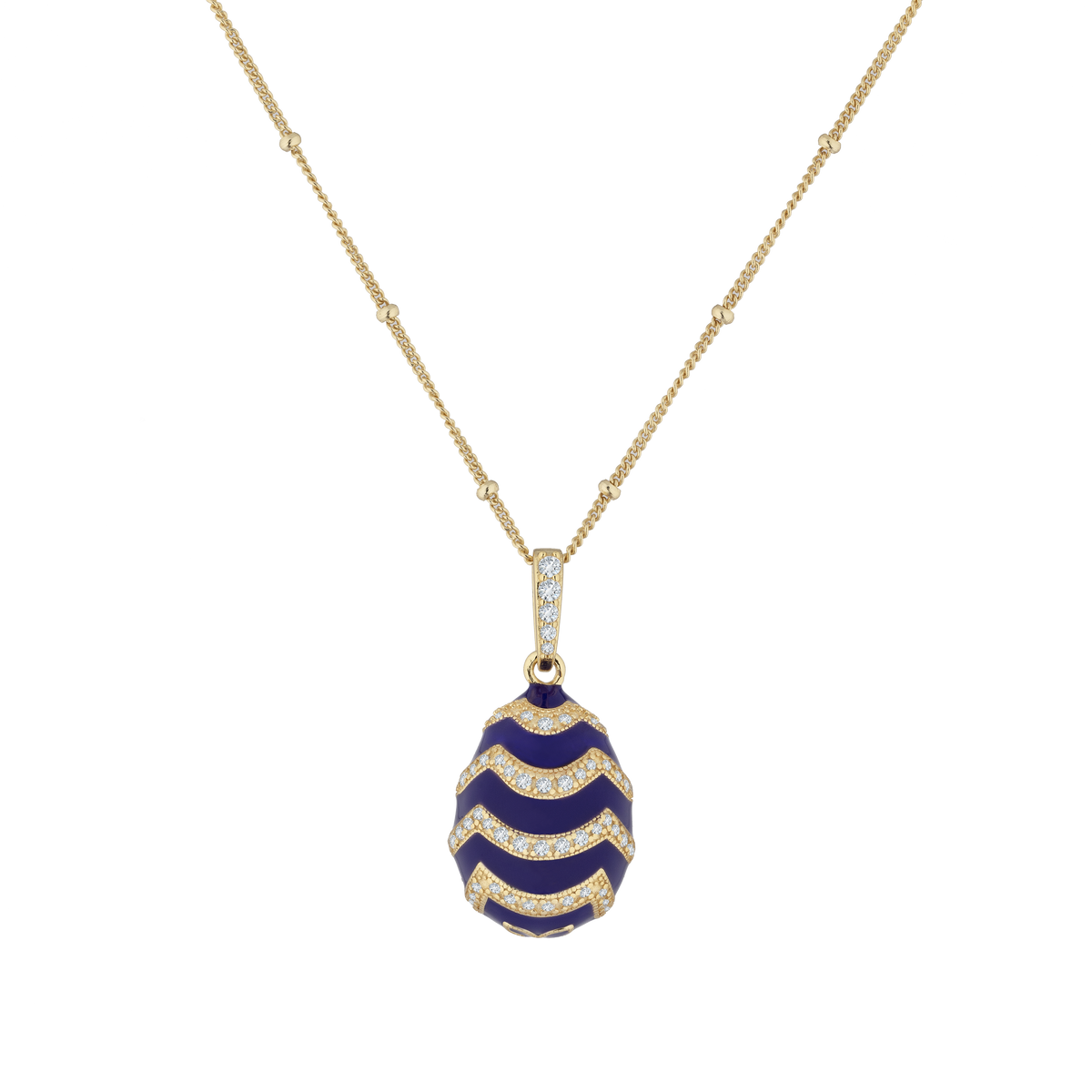 Scalloped  Enamel Egg