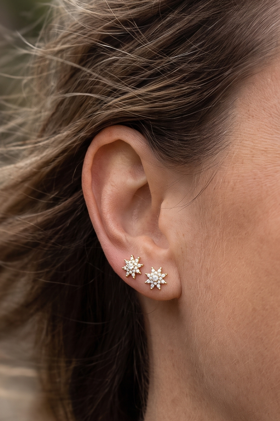 Sunburst Studs 3 colours